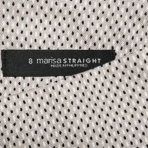 Ann Taylor Marisa Grey Patterned Pants